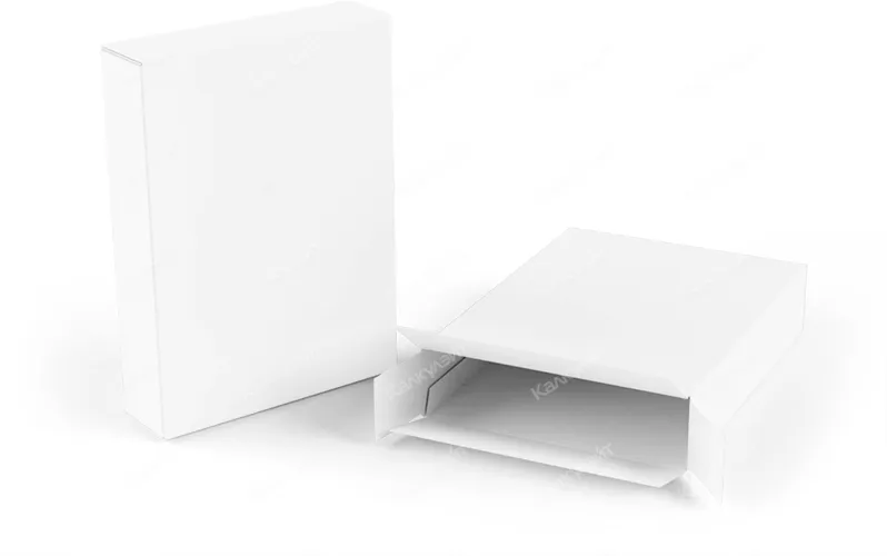 Картонная коробка для стирального порошка 143*32*170 мм белая