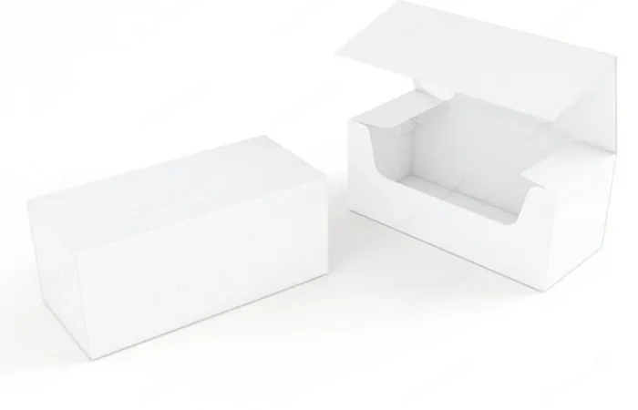 Картонная коробка для сахарного печенья 150*100*100 мм белая
