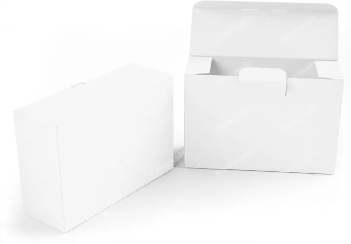 Коробка под таблетки для посудомоечных машин 200*50*150 мм белая на заказ – фото
