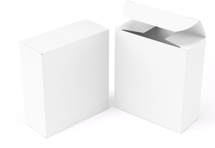 Картонная коробка под шариковый пластилин 120*50*130 мм белая - купить от производителя Calculate