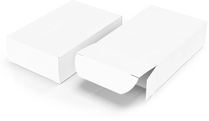 Картонная коробка под хозяйственное мыло 60*25*100 мм белая - купить от производителя Calculate