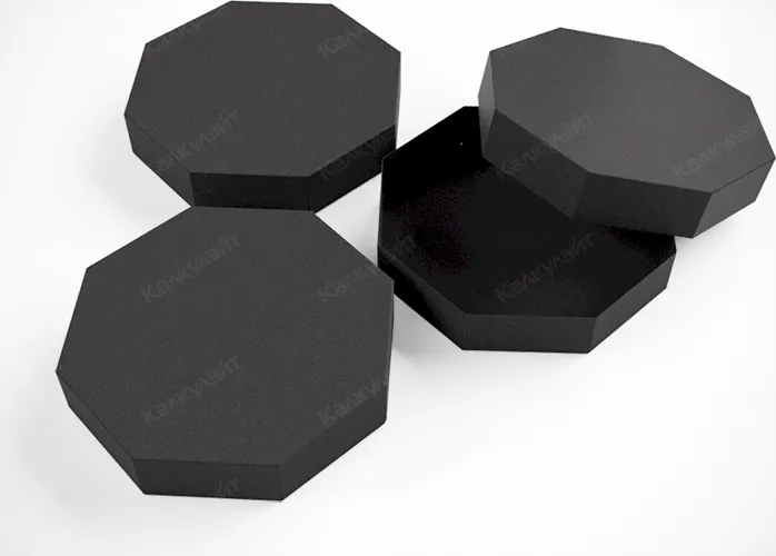 Картонная коробка для сыра 50*70 мм черная