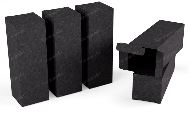 Коробка для подарочного набора косметики 100*100*200 мм черная