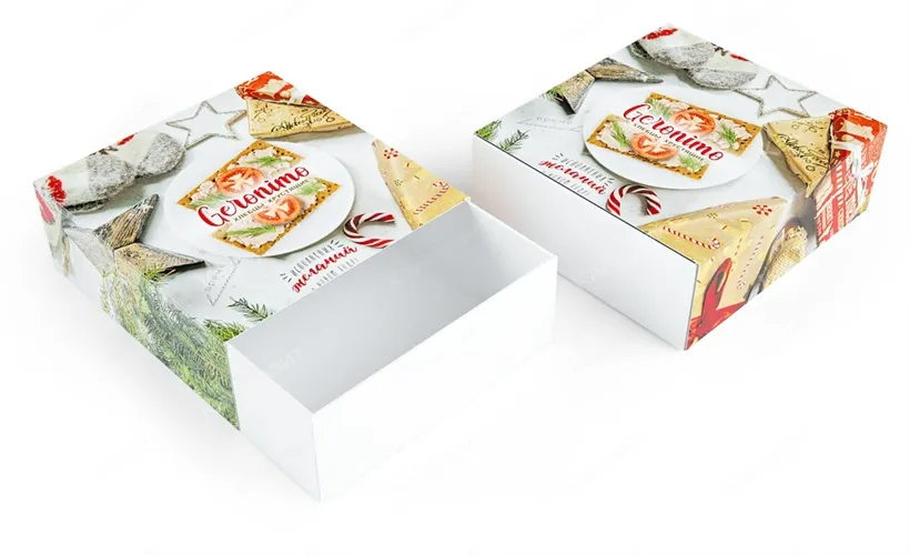 Коробка для хлебцев конструкции "пенал" на заказ – фото