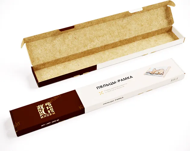 Картонная коробка под рамку для вышивания 250*50*30 мм - купить от производителя Calculate