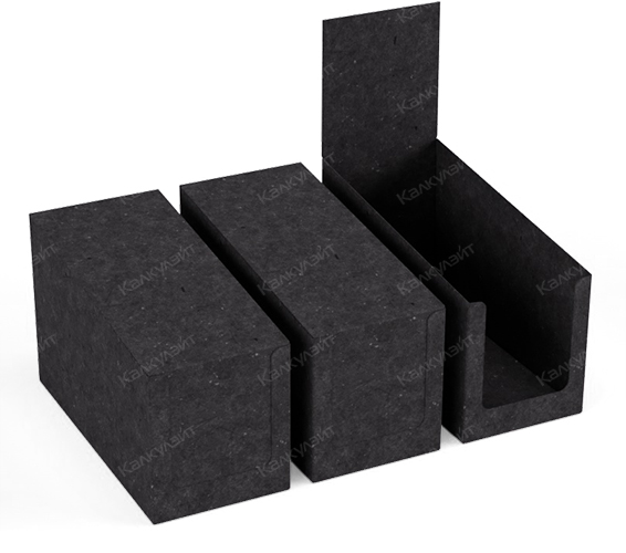 Коробка для набора мыла 200*180*100 мм черная на заказ – фото