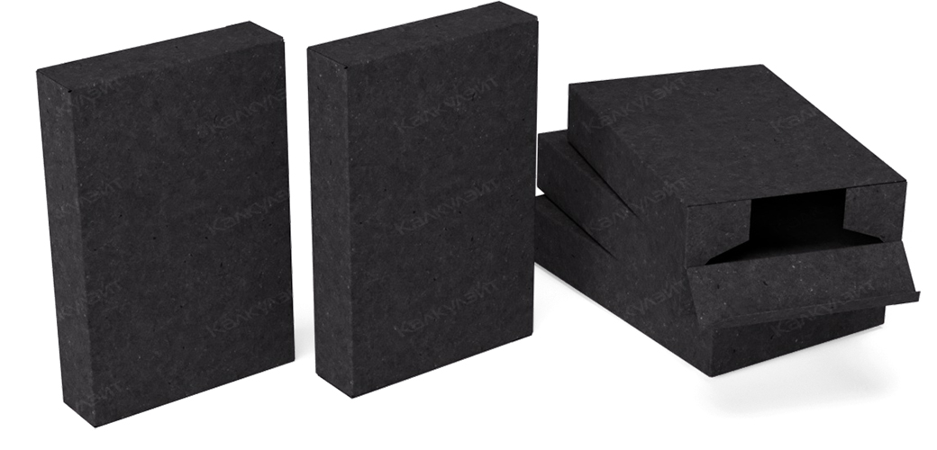 Коробка под набор косметических масок 100*150*30 мм черная на заказ – фото