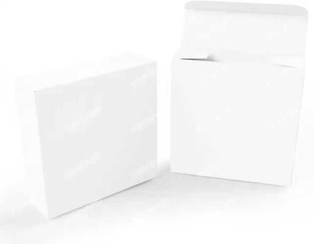 Картонная коробка для сыра 80*40*80 мм белая на заказ – фото