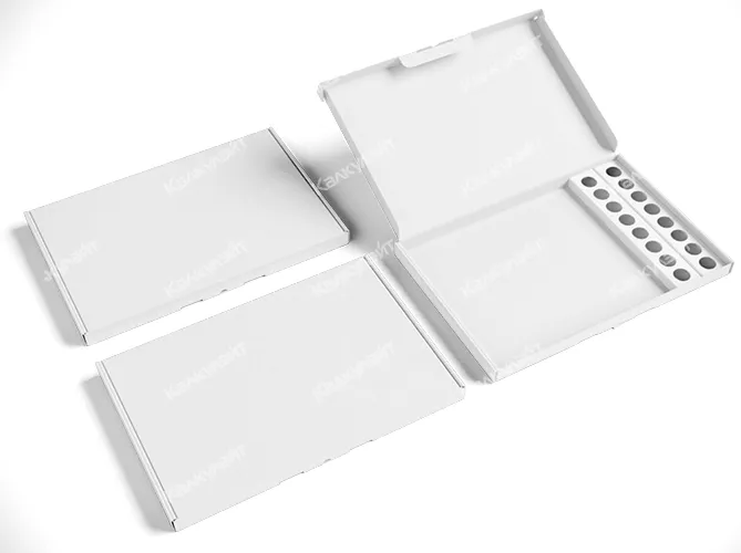 Коробка для картин по номерам 450*300*30 мм белая - купить от производителя Calculate