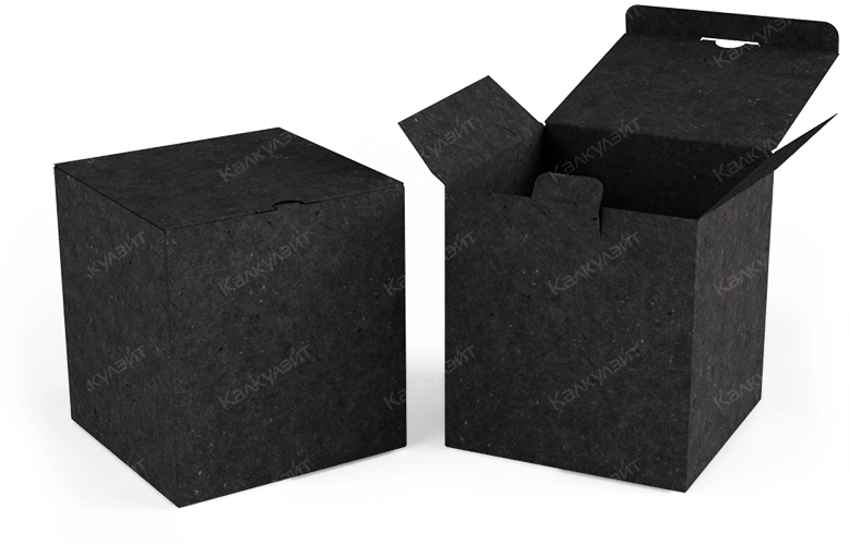 Коробка под соль для посудомоечной машины 150*150*150 мм черная на заказ – фото
