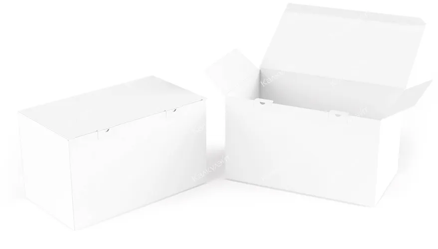 Коробка под бытовую химию 330*150*220 мм белая - купить от производителя Calculate
