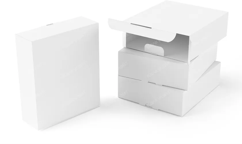 Коробка для детского стирального порошка 150*40*170 мм белая на заказ – фото