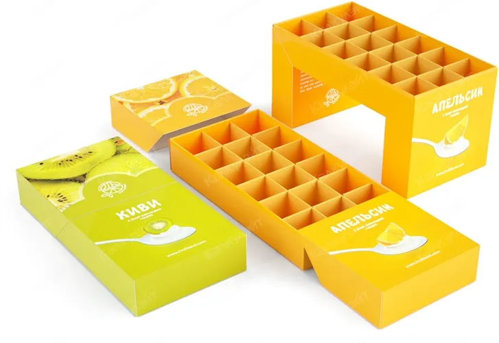 Коробка для фруктов в глазури конструкции "пенал" на заказ – фото