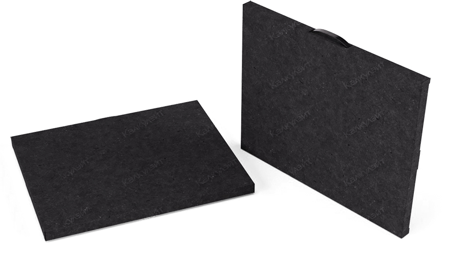 Коробка под календарь 250*30*350 мм черная на заказ – фото