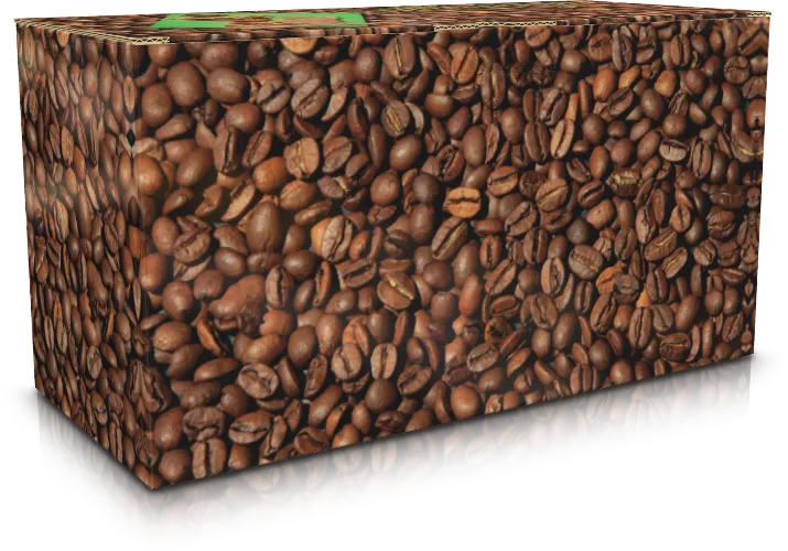 Коробка для кофе конструкции "пачка"