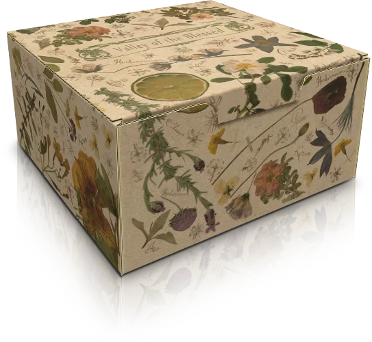 Коробка для мыла и ароматических масел конструкции шкатулка