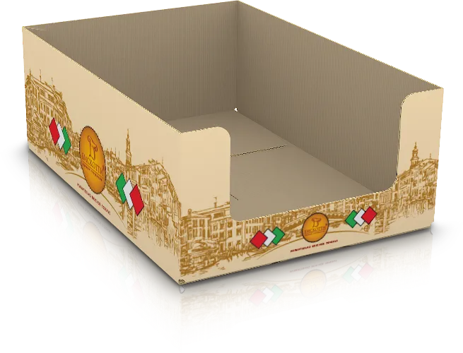 Коробка для печенья конструкции "лоток" на заказ – фото