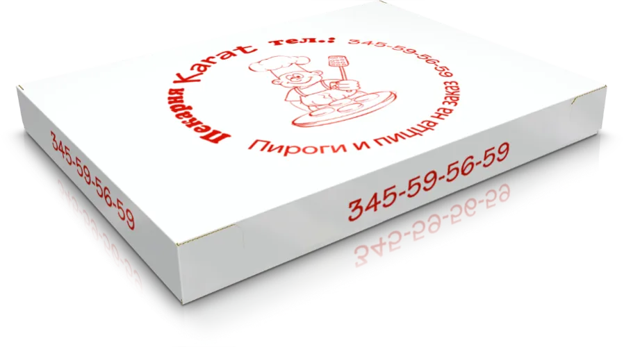 Коробка для пирогов конструкции "шкатулка" - купить от производителя Calculate