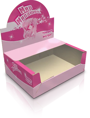 Коробка для шоколадных яиц конструкции шоу-бокс с печатью на заказ – фото