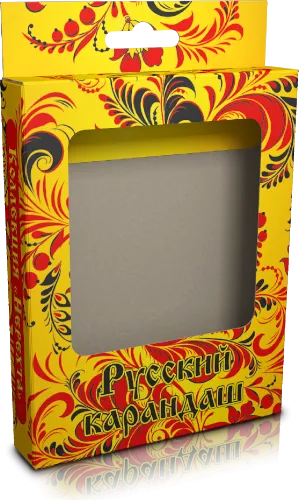 Картонная коробка шкатулка с европодвесом на заказ – фото