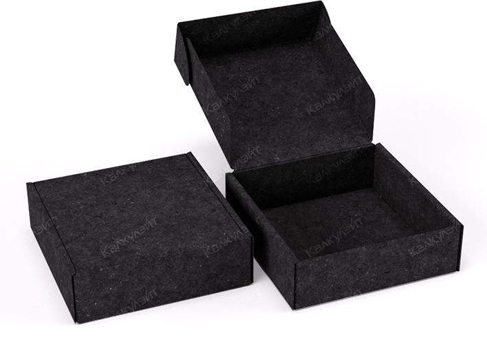 Коробка под набор "лаборатория ароматов" черная на заказ – фото