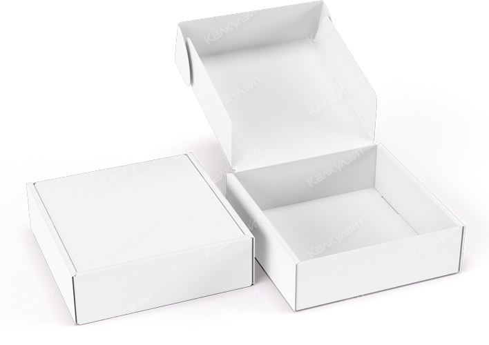 Коробка под набор "лаборатория ароматов" белая на заказ – фото