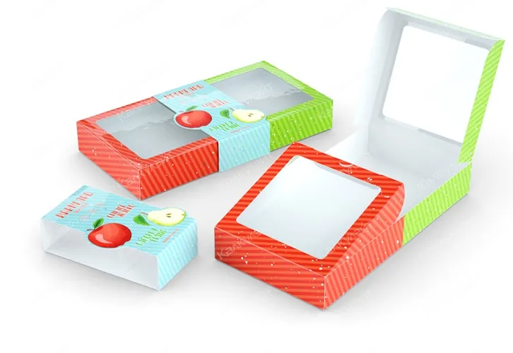 Коробка для мармелада конструкции "шкатулка с обечайкой" на заказ – фото