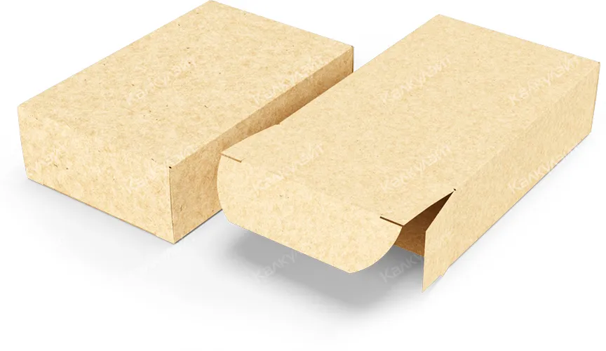 Картонная коробка под хозяйственное мыло 60*25*100 мм бурая - купить от производителя Calculate